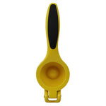 Load image into Gallery viewer, Home Basics Enamel Steel Lemon Squeezer with Grip Handle, Yellow $5.00 EACH, CASE PACK OF 24
