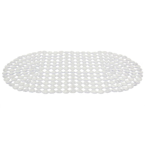 Home Basics Diamond Plastic Bath Mat, Clear $4.00 EACH, CASE PACK OF 12