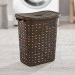 Load image into Gallery viewer, Sterilite Weave Laundry Hamper / Espresso $20.00 EACH, CASE PACK OF 4
