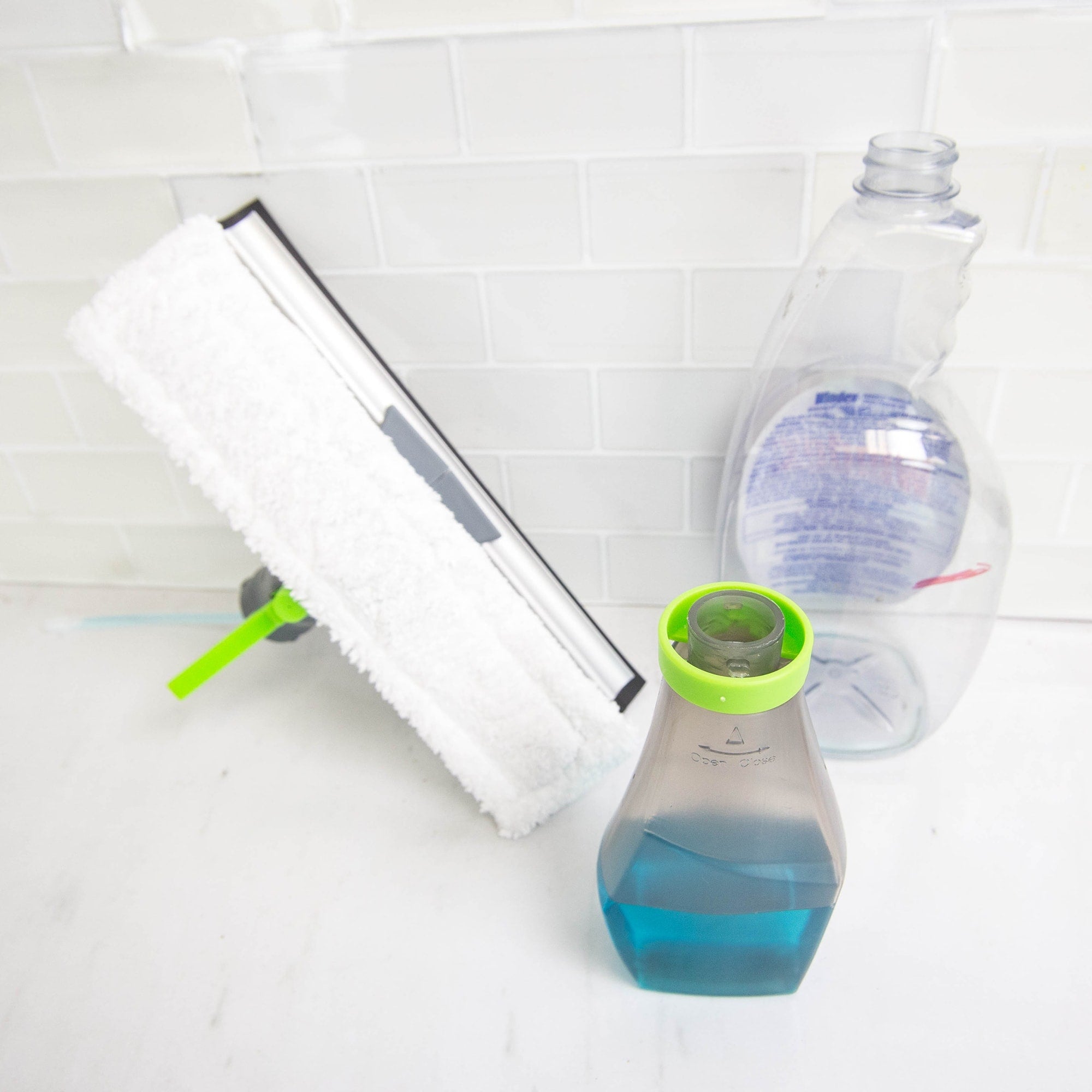 Home Basics Brilliant 3 in 1 Squeegee, Grey/Lime $5 EACH, CASE PACK OF 12