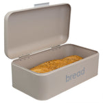 Load image into Gallery viewer, Home Basics Metal Bread Box, Stone $20.00 EACH, CASE PACK OF 4
