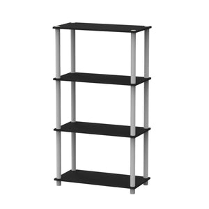 Home Basics 4 Tier Storage Shelf, Black $40.00 EACH, CASE PACK OF 1