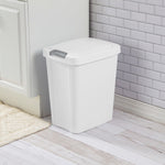 Load image into Gallery viewer, Sterilite  7.5 Gallon / 28 Liter TouchTop™ Wastebasket White $15.00 EACH, CASE PACK OF 4
