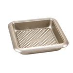 Load image into Gallery viewer, Home Basics Aurelia Non-Stick 11” x 3” Carbon Steel Square Baking Pan, Gold $4 EACH, CASE PACK OF 12
