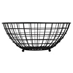 Load image into Gallery viewer, Home Basics Grid Collection Large Capacity Fruit Bowl, Black $8.00 EACH, CASE PACK OF 12
