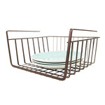 Load image into Gallery viewer, Home Basics Concord Bronze Collection 12.5&quot; Under the Shelf Basket $4.00 EACH, CASE PACK OF 6
