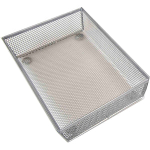 Home Basics 6 x 9 Mesh Steel Drawer Organizer, Silver $3 EACH, CASE PACK OF 12