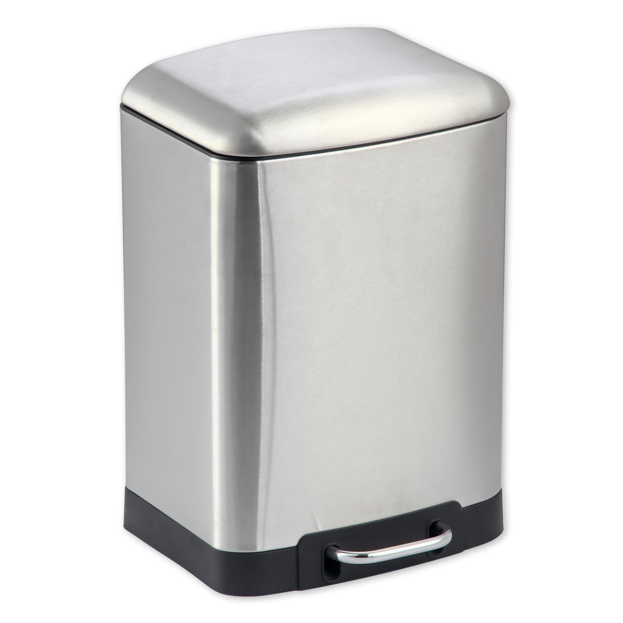 Michael Graves Design Soft Close 12 Liter Step On Stainless Steel Waste Bin, Silver $30 EACH, CASE PACK OF 4