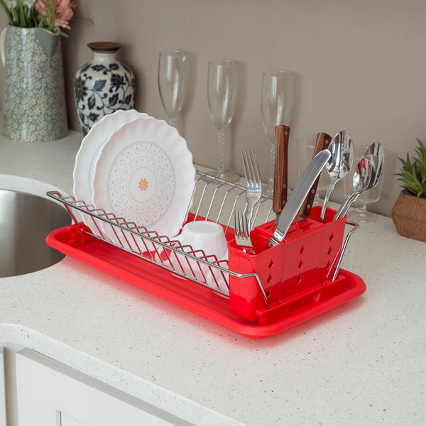 Home Basics Compact Dish Drainer, KITCHEN ORGANIZATION