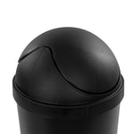 Load image into Gallery viewer, Sterilite 3 Gallon / 11.4 Liter Round SwingTop Wastebasket Black $7.00 EACH, CASE PACK OF 6
