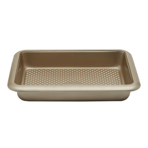 Home Basics Aurelia Non-Stick 14.5” x 10.6” x 2.4” Carbon Steel Roaster Pan, Gold $6.00 EACH, CASE PACK OF 12