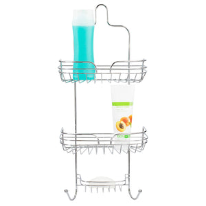 Home Basics Sleek Chrome Plated Steel Shower Caddy $10.00 EACH, CASE PACK OF 12