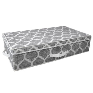 Home Basics Arabesque Non-woven Under the Bed Organizer, Grey $8.00 EACH, CASE PACK OF 12