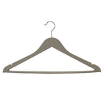 Load image into Gallery viewer, Home Basics Non-Slip Space-Saving Rubberized Plastic Hangers, Cream $4.00 EACH, CASE PACK OF 12
