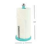 Load image into Gallery viewer, Home Basics Powder Coated Steel Paper Towel Holder, Turquoise $6.00 EACH, CASE PACK OF 12
