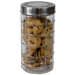 Load image into Gallery viewer, Home Basics Chex Collection 52 oz. Large Glass Canister $3.50 EACH, CASE PACK OF 12
