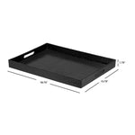 Load image into Gallery viewer, Home Basics Faux Crocodile Serving Tray, Black $12.00 EACH, CASE PACK OF 6
