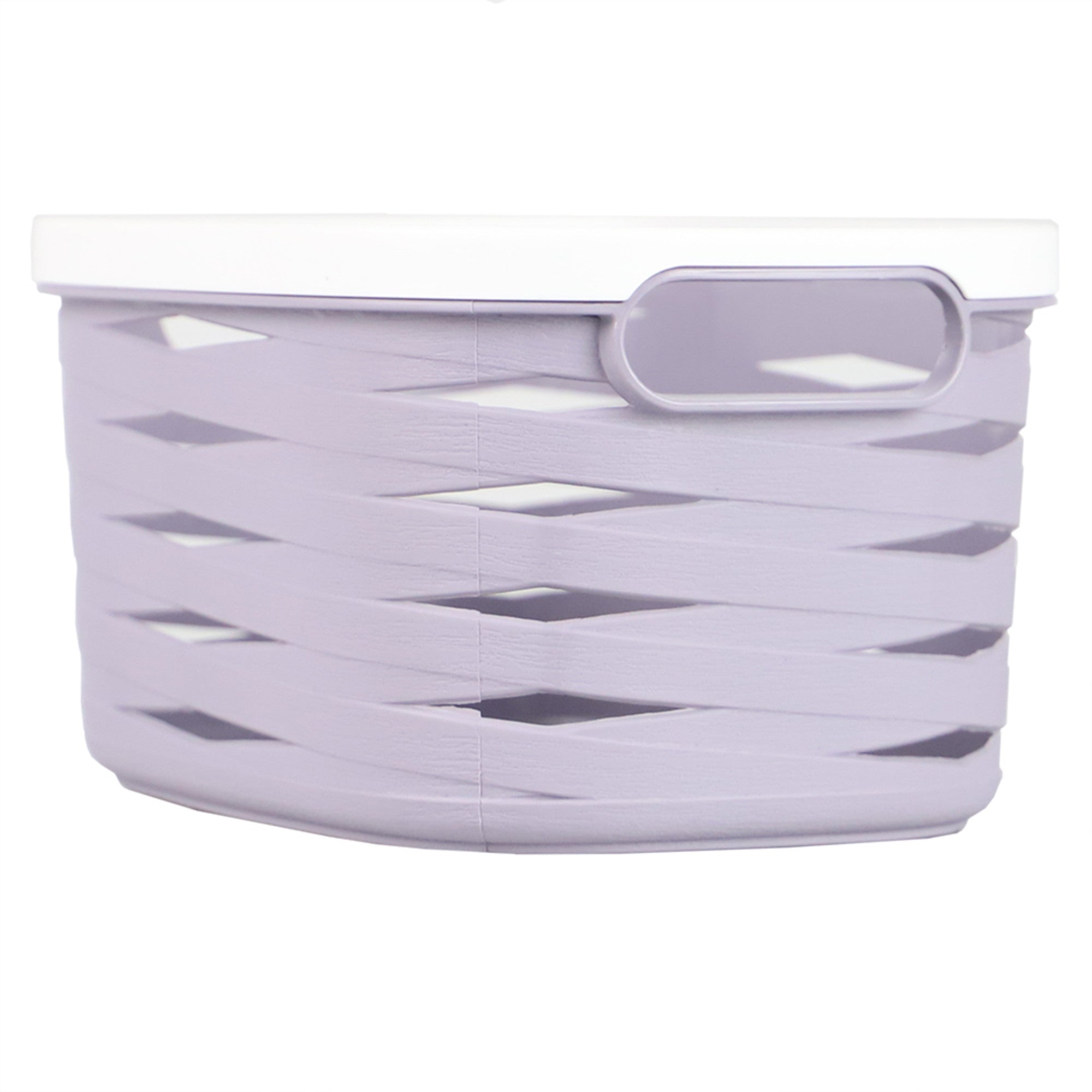 Home Basics Avaris Small Plastic Storage Basket - Assorted Colors