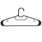 Load image into Gallery viewer, Home Basics 6-Piece Plastic Hangers, Black $2.00 EACH, CASE PACK OF 30
