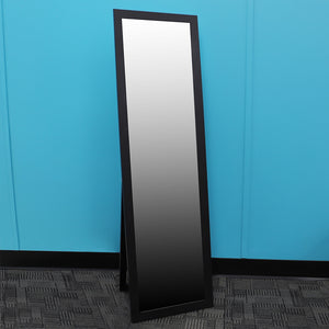 Home Basics Easel Back Full Length Mirror with MDF Frame, Black $20.00 EACH, CASE PACK OF 6