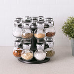 Load image into Gallery viewer, Home Basics 16 Piece Revolving Spice Rack, Black $15.00 EACH, CASE PACK OF 8

