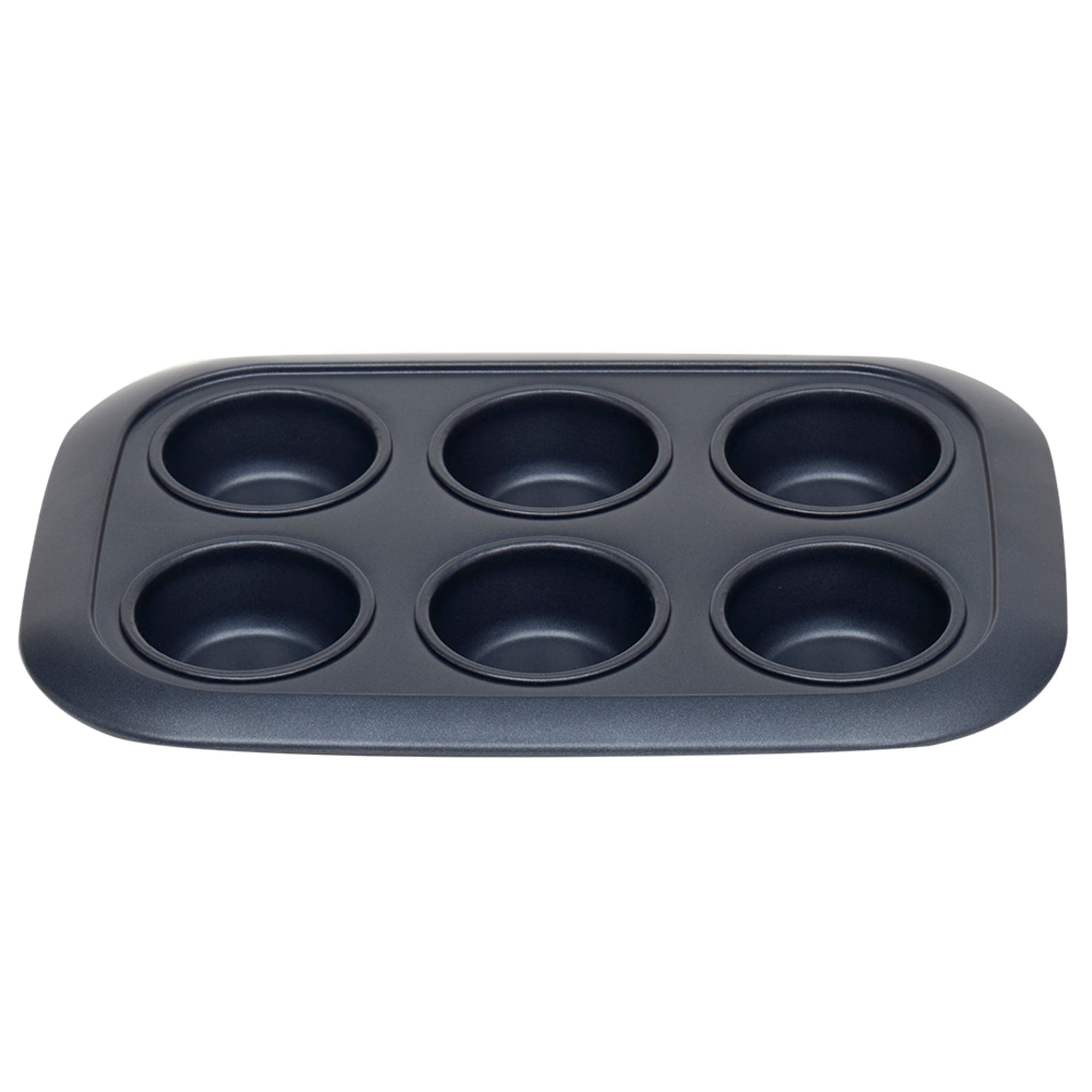 Michael Graves Design Textured Non-Stick 6 Cup Carbon Steel Muffin Pan, Indigo $5.00 EACH, CASE PACK OF 12