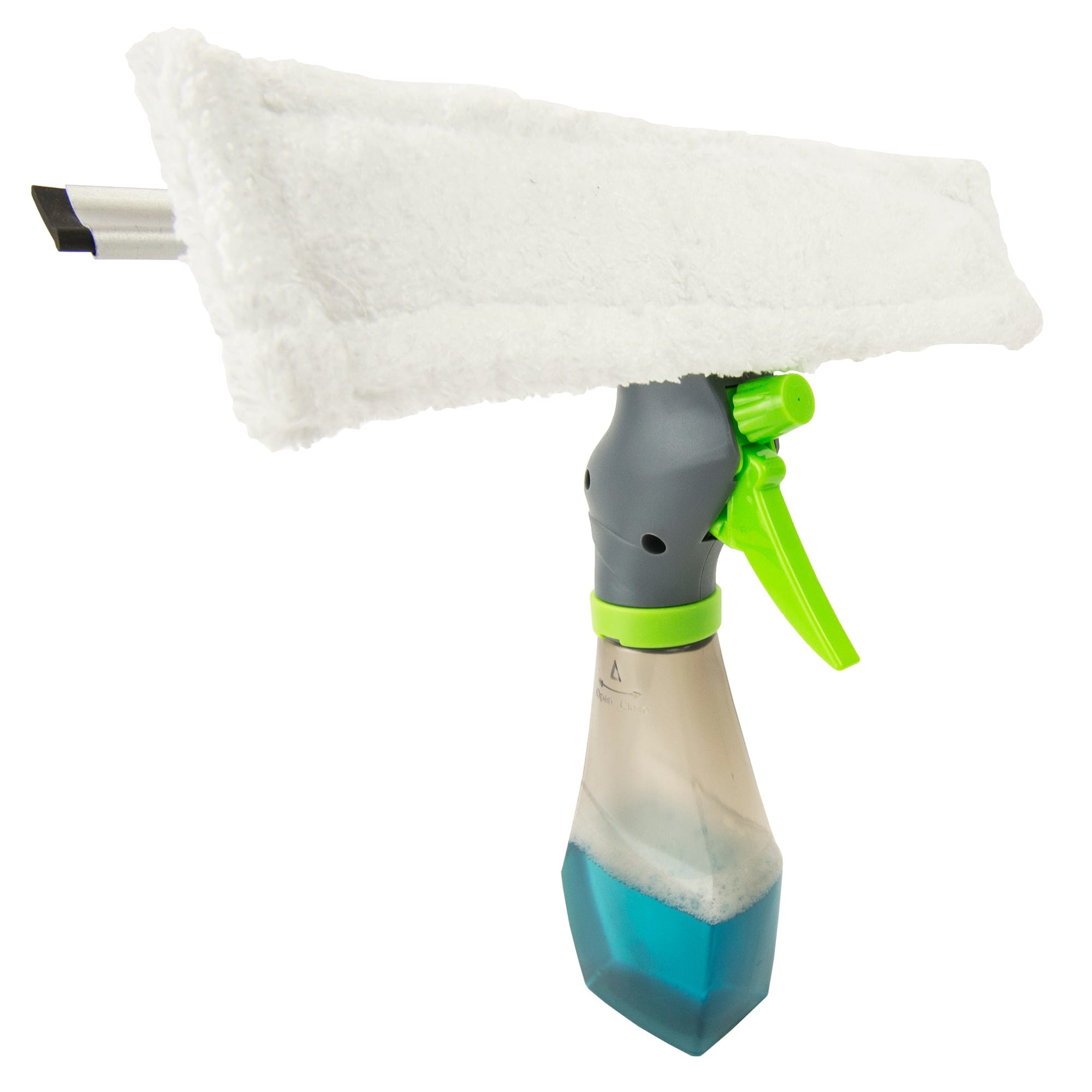 Home Basics Brilliant 3 in 1 Squeegee, Grey/Lime $5 EACH, CASE PACK OF 12