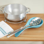 Load image into Gallery viewer, Home Basics Stainless Steel  Aster Slotted Spoon $2.00 EACH, CASE PACK OF 24
