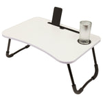 Load image into Gallery viewer, Home Basics Contoured Bed Tray with Media Slot and Cup Holder $15.00 EACH, CASE PACK OF 8
