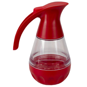 Home Basics No-Mess Pour Plastic Syrup Dispenser, Red $4.00 EACH, CASE PACK OF 12