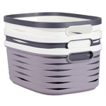 Load image into Gallery viewer, Home Basics Avaris Large Plastic Storage Basket - Assorted Colors
