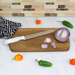 Load image into Gallery viewer, Home Basics Marble Collection 8&quot; Carving Knife, White $2.5 EACH, CASE PACK OF 24
