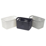 Load image into Gallery viewer, Home Basics Avaris Large Plastic Storage Basket - Assorted Colors
