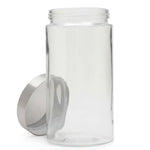 Load image into Gallery viewer, Home Basics Large 54 oz. Round Glass Canister with Air-Tight Stainless Steel Twist Top Lid, Clear $3.50 EACH, CASE PACK OF 12
