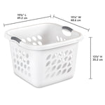 Load image into Gallery viewer, Sterilite 1.5 Bushel / 53 Liter Ultra™ Square Laundry Basket $10.00 EACH, CASE PACK OF 6
