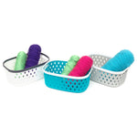 Load image into Gallery viewer, Home Basics Diamond Large Plastic Basket - Assorted Colors
