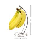 Load image into Gallery viewer, Home Basics Flat Wire Chrome Plated Steel Banana Tree, Chrome $4.00 EACH, CASE PACK OF 12
