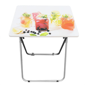 Home Basics Cocktails Multi-Purpose Foldable TV Tray Table, White $15.00 EACH, CASE PACK OF 6