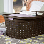 Load image into Gallery viewer, Sterilite Weave Laundry Basket / Espresso $15.00 EACH, CASE PACK OF 6
