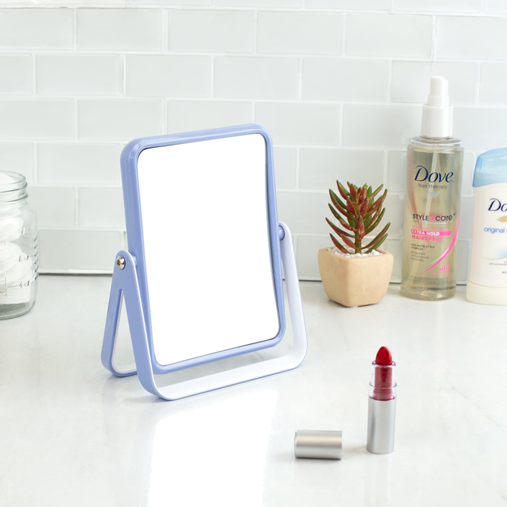 Home Basics Rectangle Cosmetic Mirror $6.50 EACH, CASE PACK OF 12