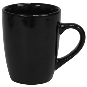 Home Basics 13 oz Ceramic Mug, Black $1.50 EACH, CASE PACK OF 24