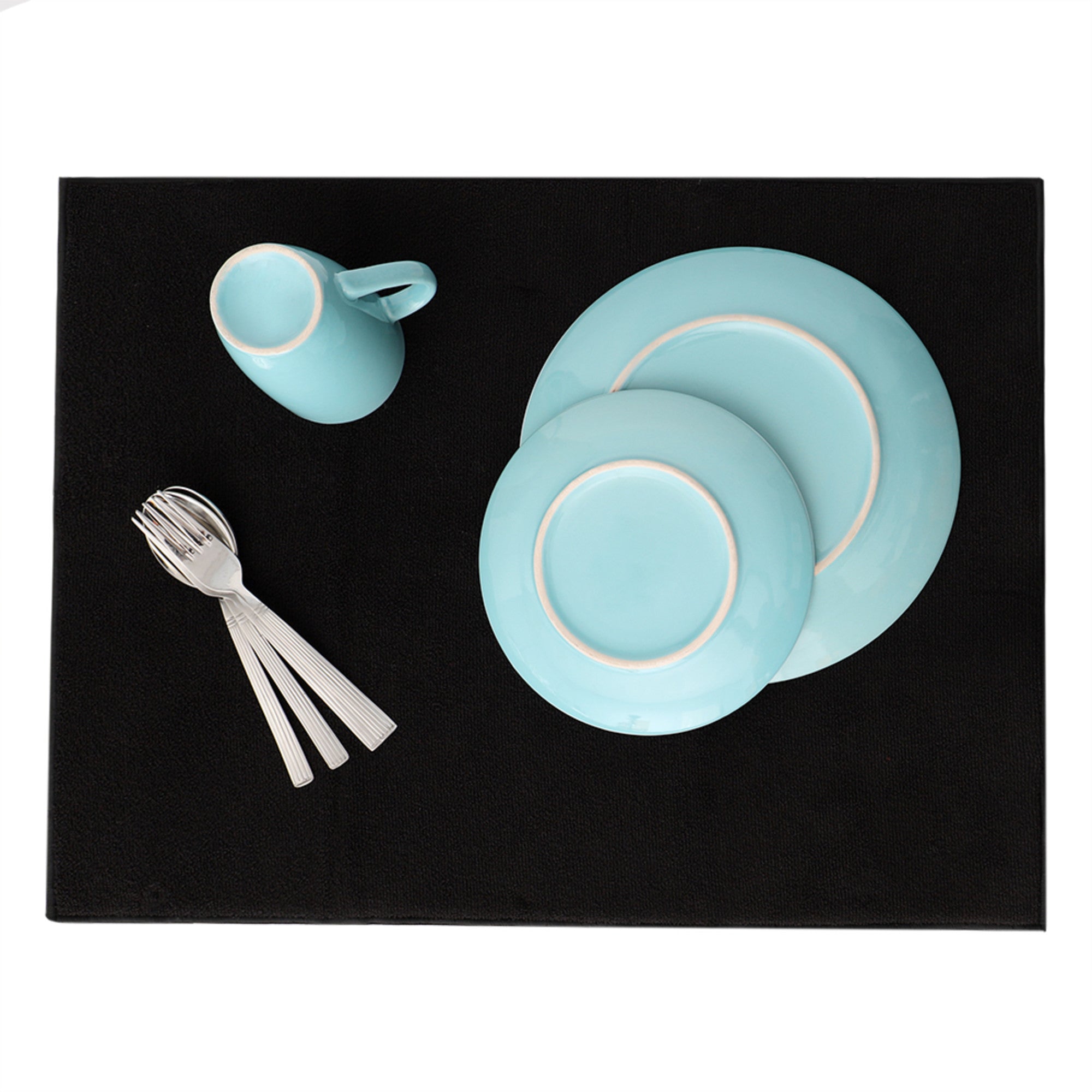Home Basics Highly Absorbent Jumbo Microfiber Dish Drying Mat - Assorted Colors