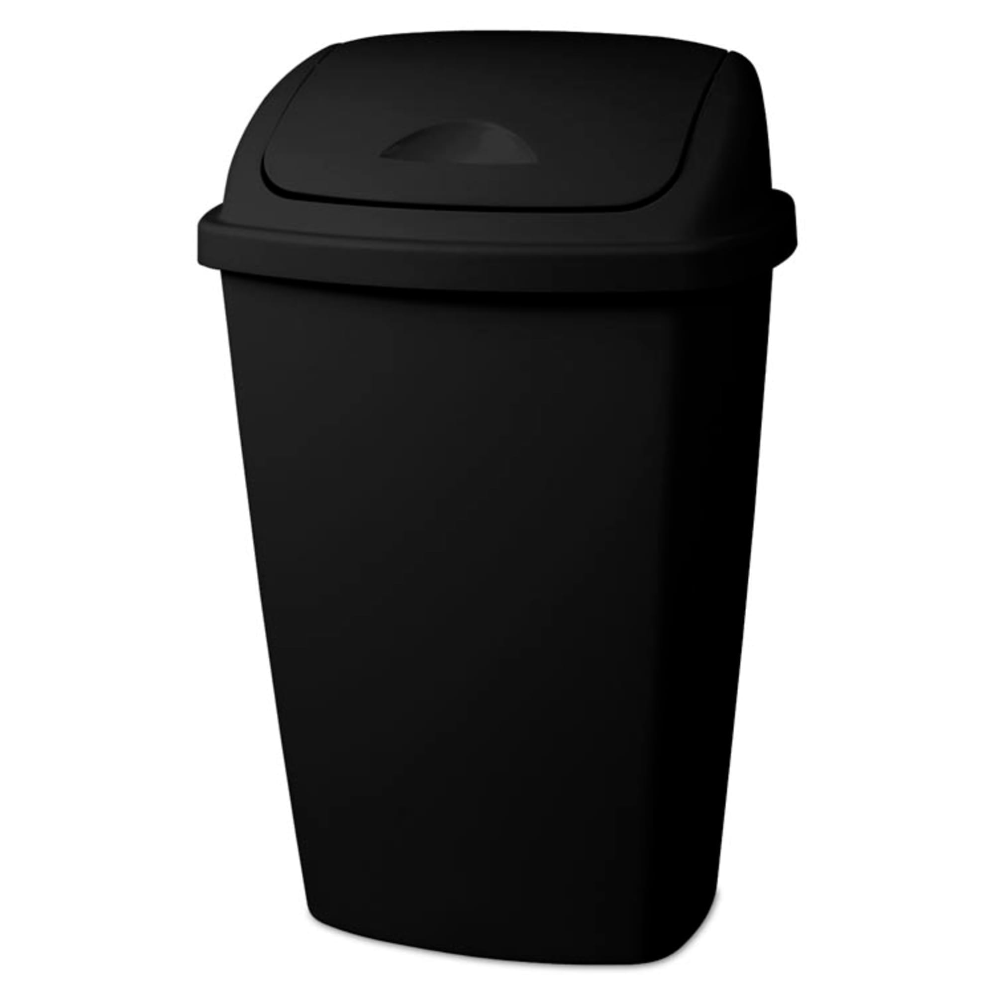 Sterilite 13.2 Gallon SwingTop Wastebasket, Black $20 EACH, CASE PACK OF 4