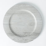 Load image into Gallery viewer, Sophia Grace 12&quot; Charger Plate, Timber Grey $3.00 EACH, CASE PACK OF 12
