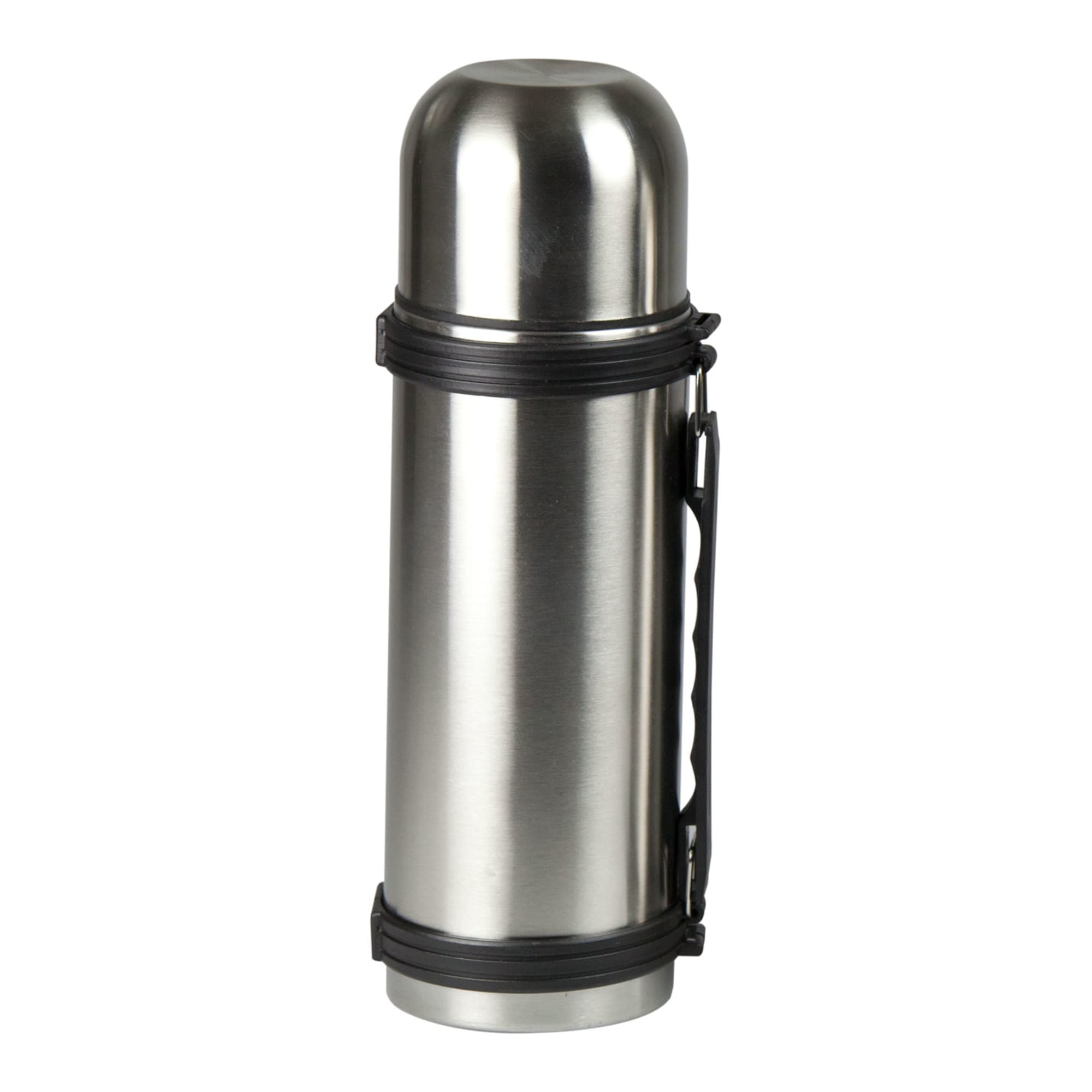 Home Basics Stainless Steel Bullet Vacuum Flask $6.00 EACH, CASE PACK OF 12