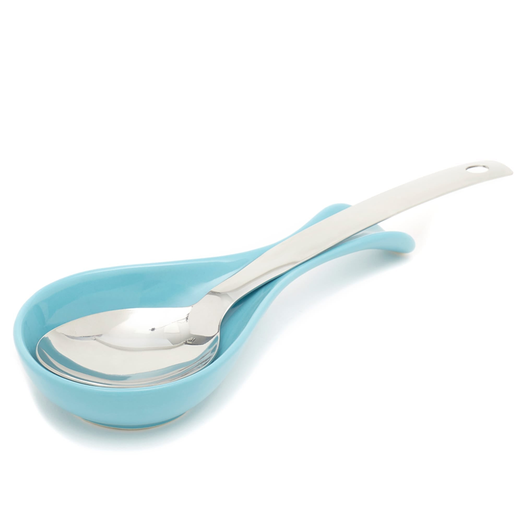 Home Basics Stainless Steel Aster Solid Spoon $2.00 EACH, CASE PACK OF 24