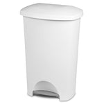 Load image into Gallery viewer, Sterilite 11 Gallon StepOn Wastebasket, White $20.00 EACH, CASE PACK OF 4
