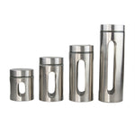 Load image into Gallery viewer, Home Basics 4 Piece Metal Canister Set $15.00 EACH, CASE PACK OF 4
