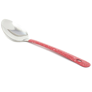 Home Basics Speckled Stainless Steel Serving Spoon - Assorted Colors