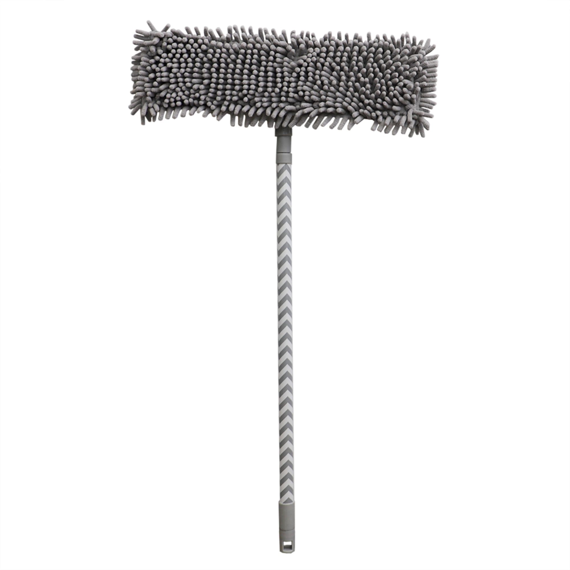 Home Basics Chevron All Purpose Extending Chenille Mop with Telescopic Handle, Grey $8.00 EACH, CASE PACK OF 12